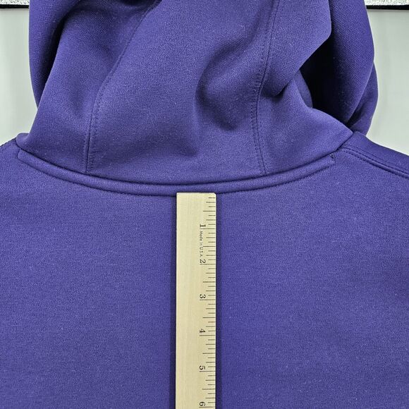 TCU Horned Frogs Hoodie Mens Large Nike Sweatshirt Purple Pullover Dri Fit - Picture 4 of 9